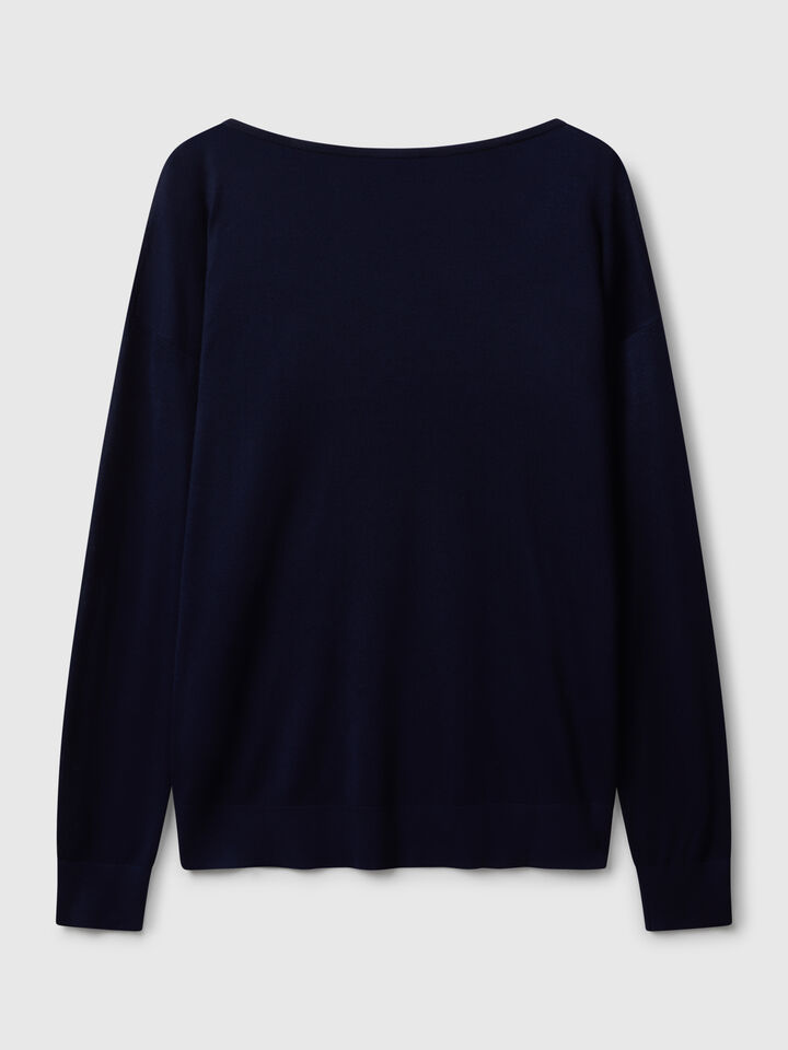 BOAT-NECK SWEAT.L/S Women image number 6